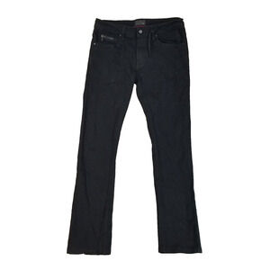 Steve's jeans men's 32x32 skinny straight black stretch denim pants retro preppy